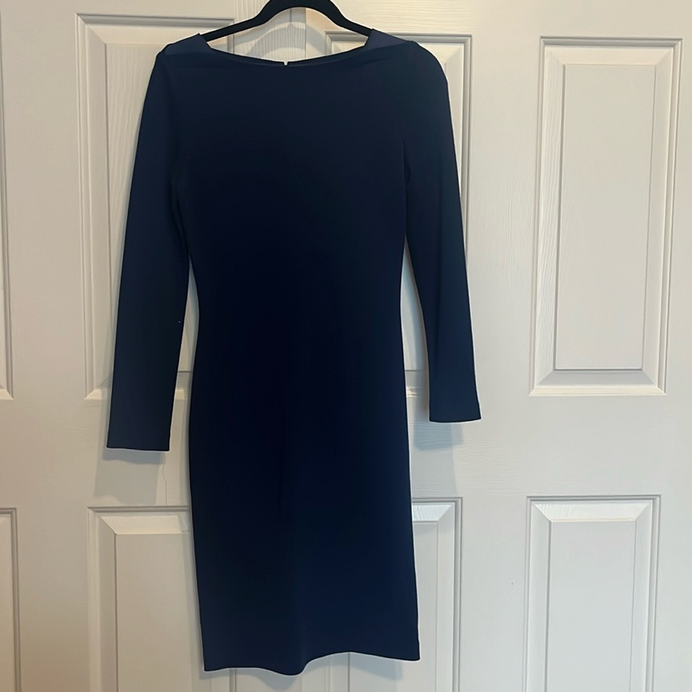 St.John womens size 2 blue dress